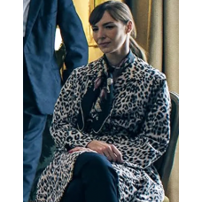 Monsieur Spade Louise Bourgoin Leopard Print Coat